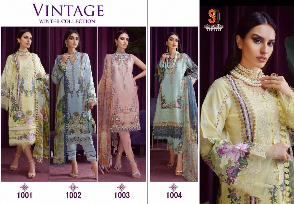 SHRADDHA DESIGNER VINTAGE 1001 TO 1004 5