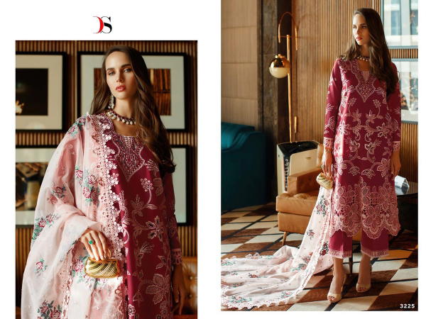 Deepsy Suit Mushq Luxury Lawn-23 Vol-2 3221-3226 Series