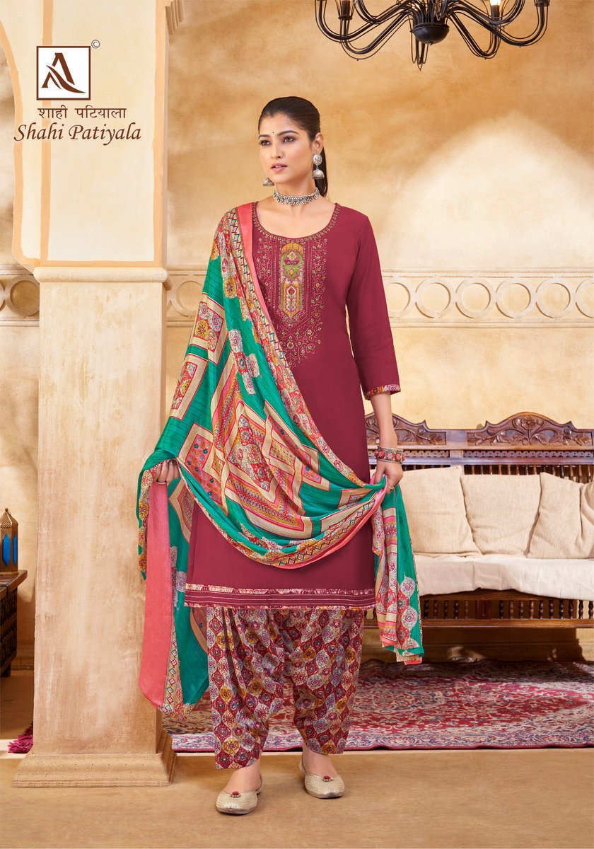 ALOK SUIT SHAHI PATIYALA H-1559-001 TO H-1559-010 4
