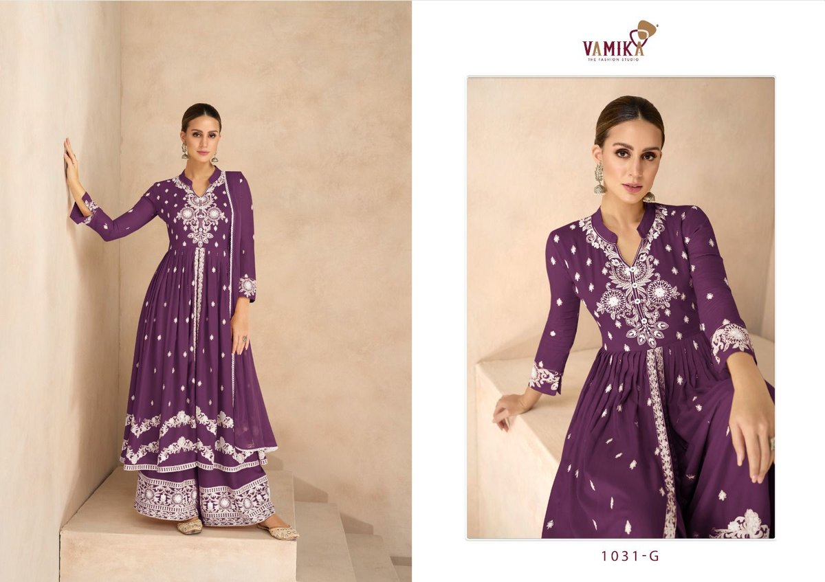 Vamika Fashion Lakhnavi Vol-6 Silver 1031 Colors 2