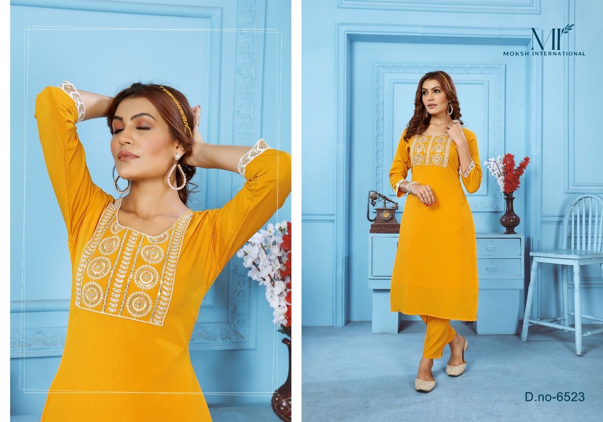 MOKSH GOLDY VOL-2 6521 TO 6524 3