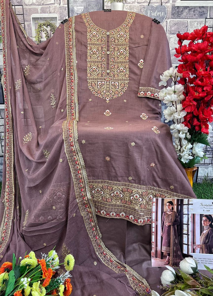 Serine Pakistani Suit S-169 Design 2