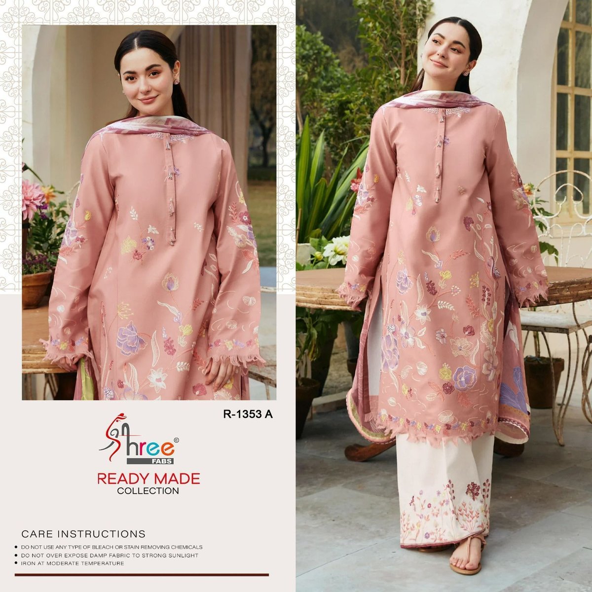 SHREE FAB READY MADE COTTON COLLECTION R-1353-A TO R-1353-D 1