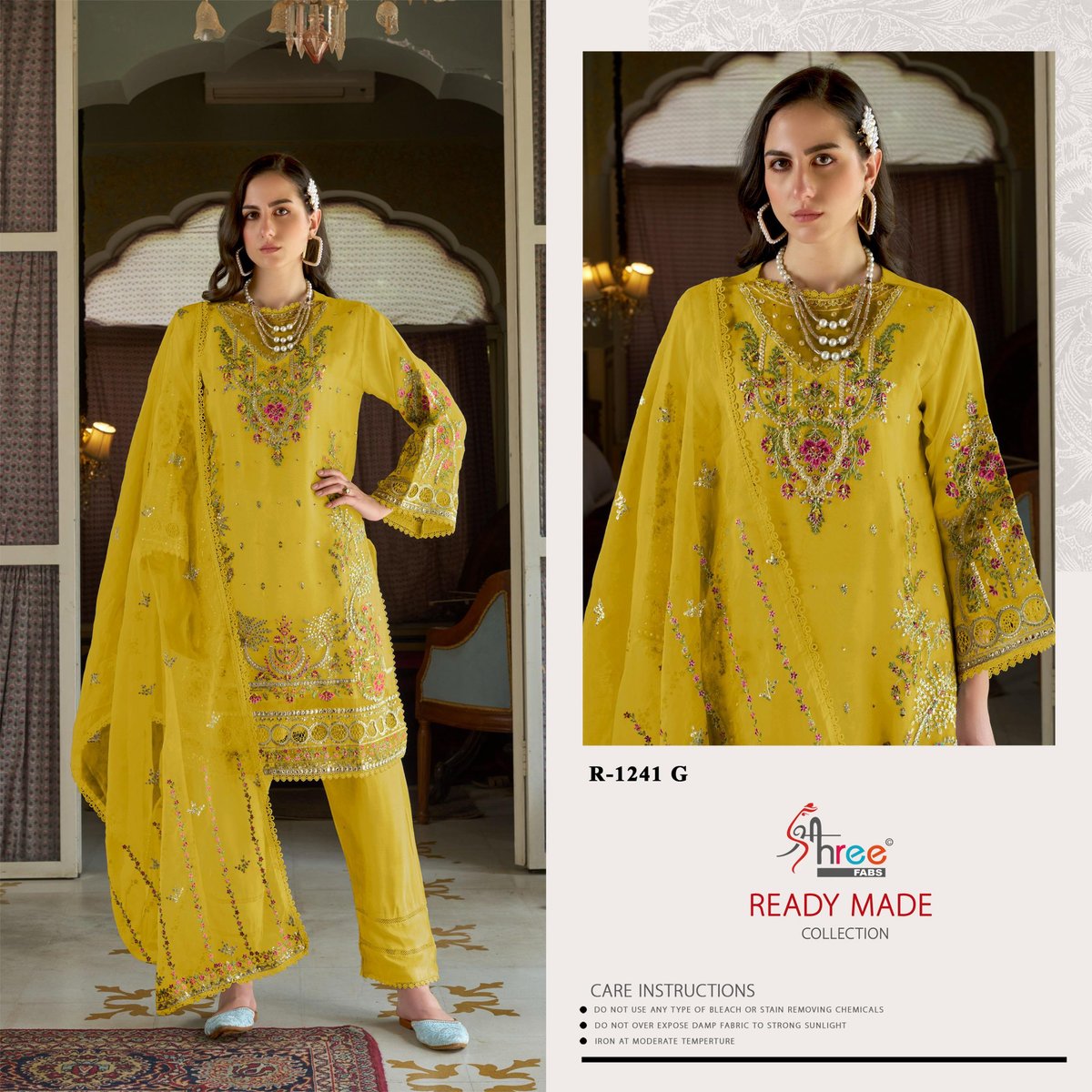 SHREE FAB READY MADE COLLECTION R-1241-E TO R-1241-H 3
