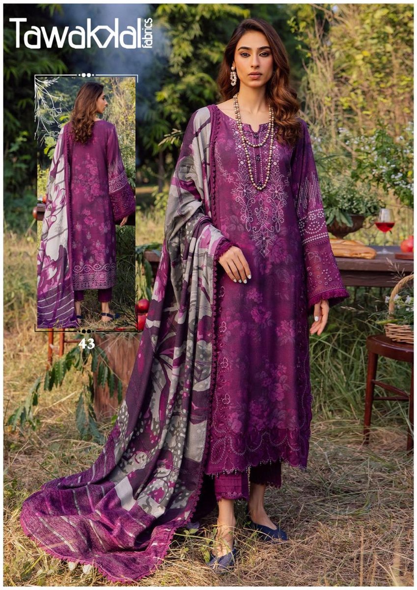 TAWAKKAL FABRICS MEHROZ LUXURY HEAVY COTTON COLLECTION VOL-5 41 TO 50 3