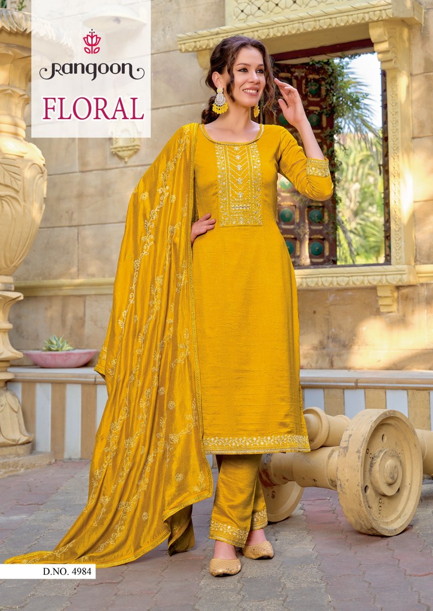 RANGOON FLORAL 4981 TO 4986 4