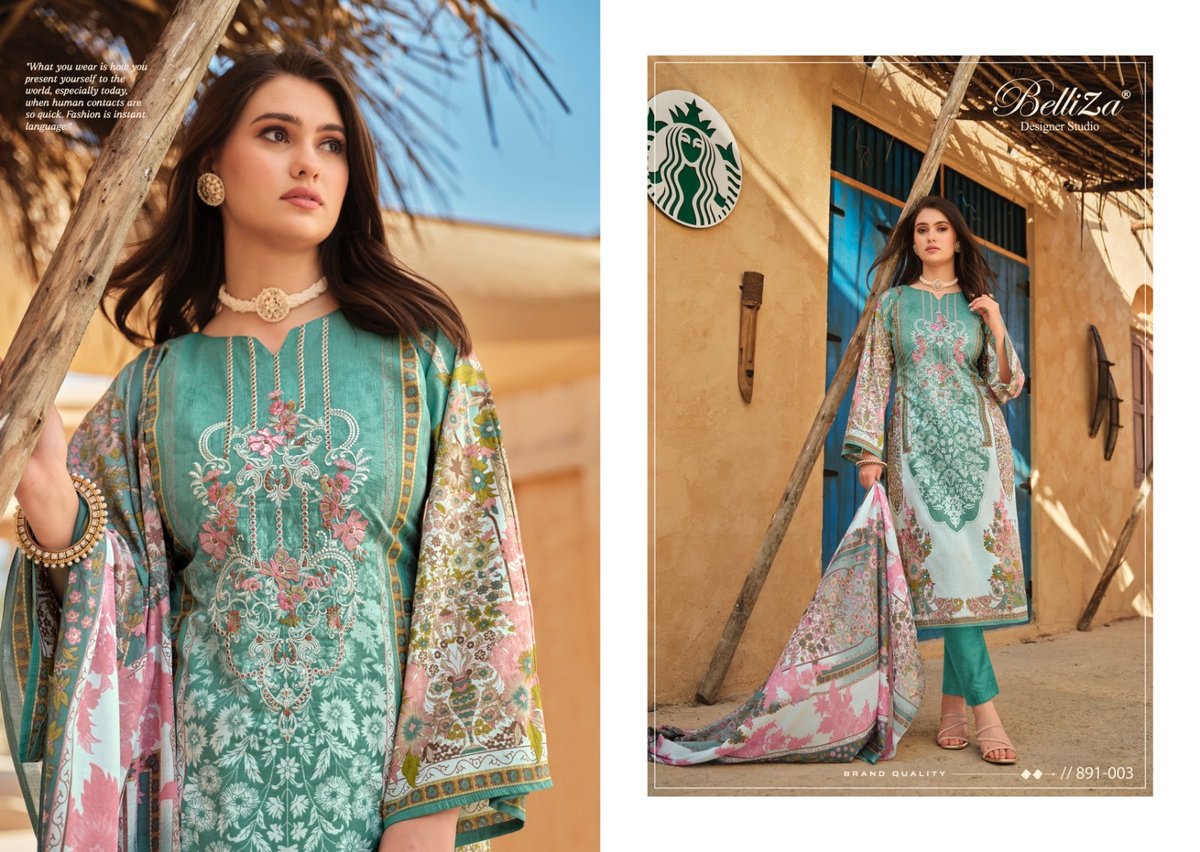BELLIZA DESIGNER NAIRA VOL-39 891-001 TO 891-008 3