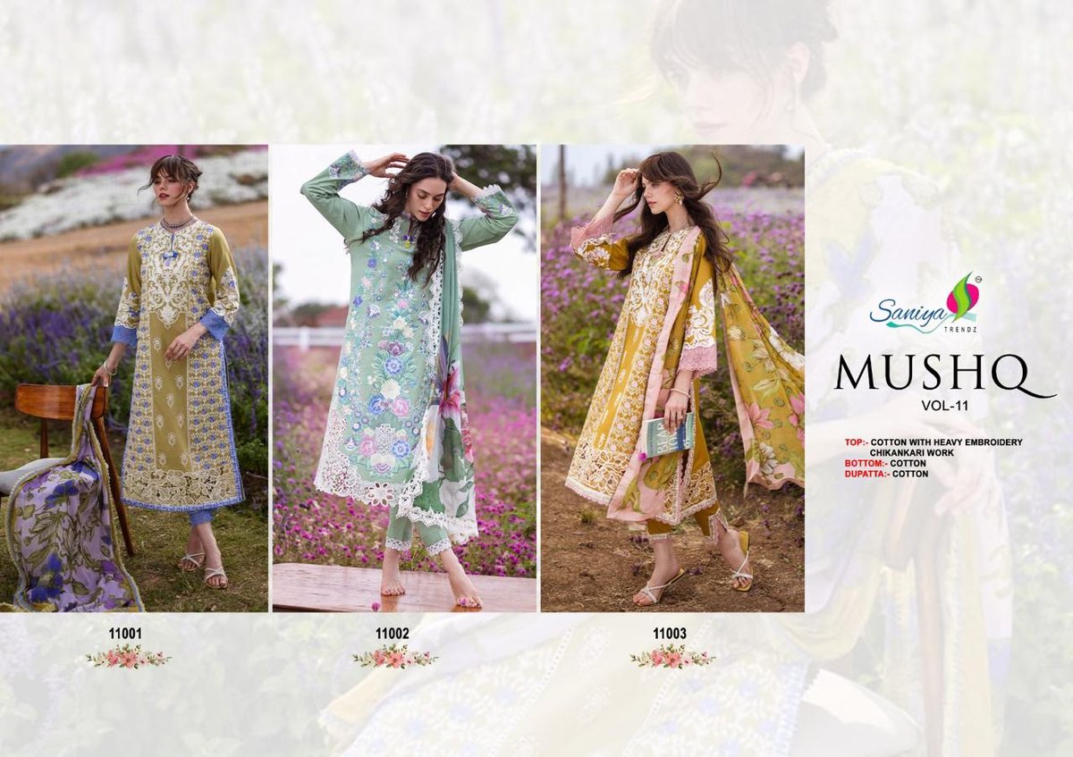 SANIYA TRENDZ MUSHQ VOL-11 11001 TO 11003 4