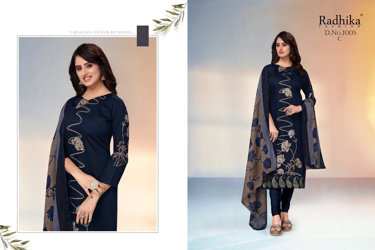 RADHIKA FASHION AZARA JIVIKA 1005-A TO 1005-D 3