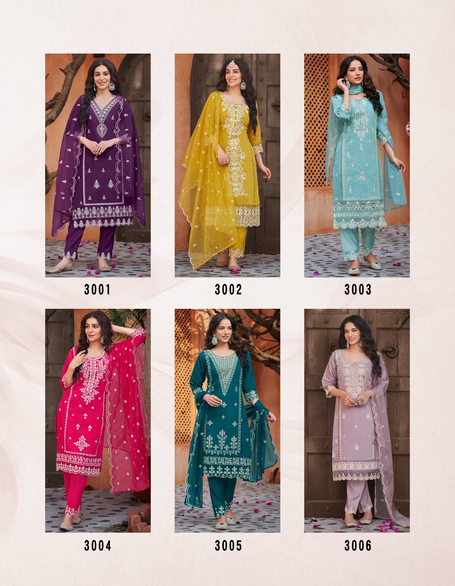 RADHIKA LIFESTYLE SEHNAZ VOL-3 3001 TO 3006 7