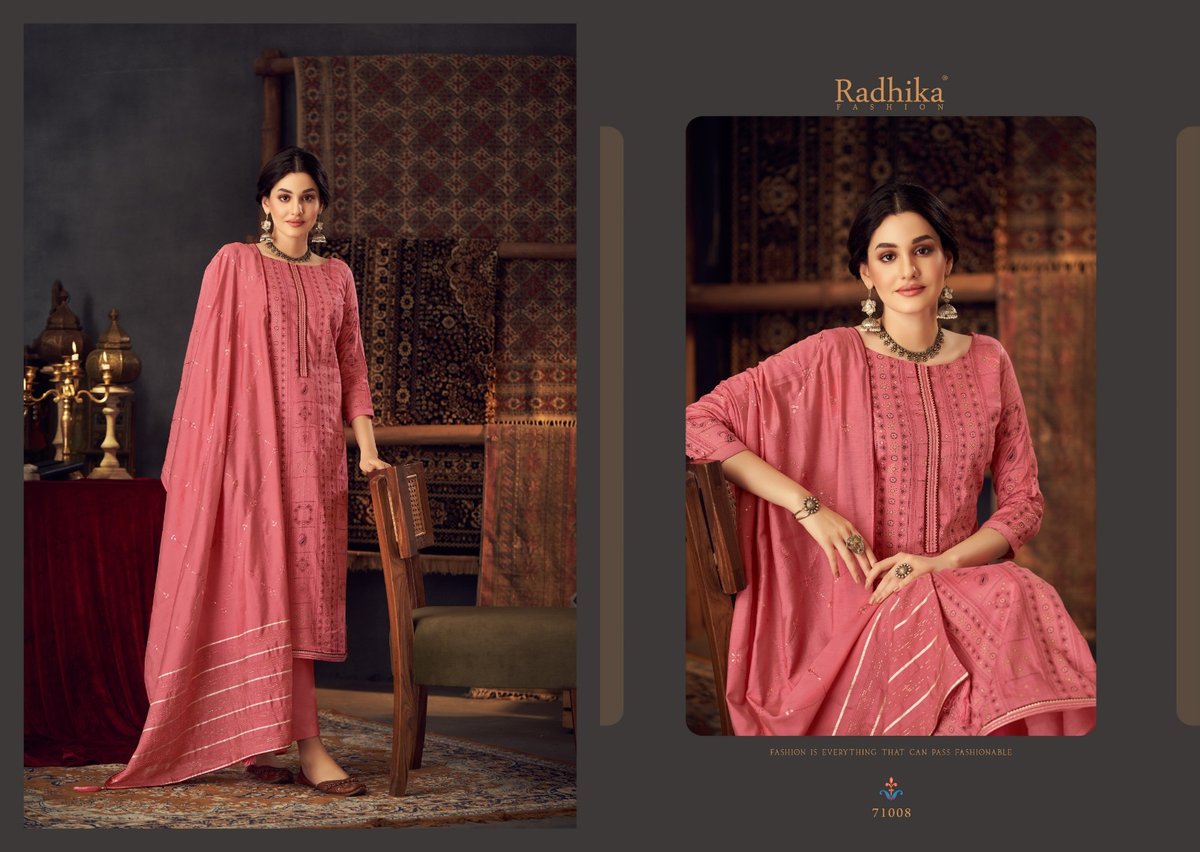 RADHIKA FASHION AZARA MASHAKALI 71001 TO 71008 8
