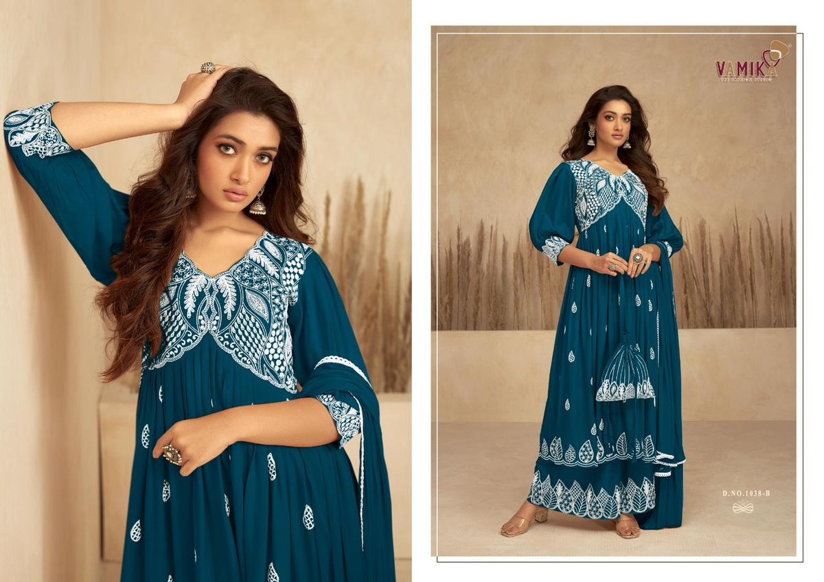 Vamika Fashion Lakhnavi Vol-7 1038B TO 1038E 1