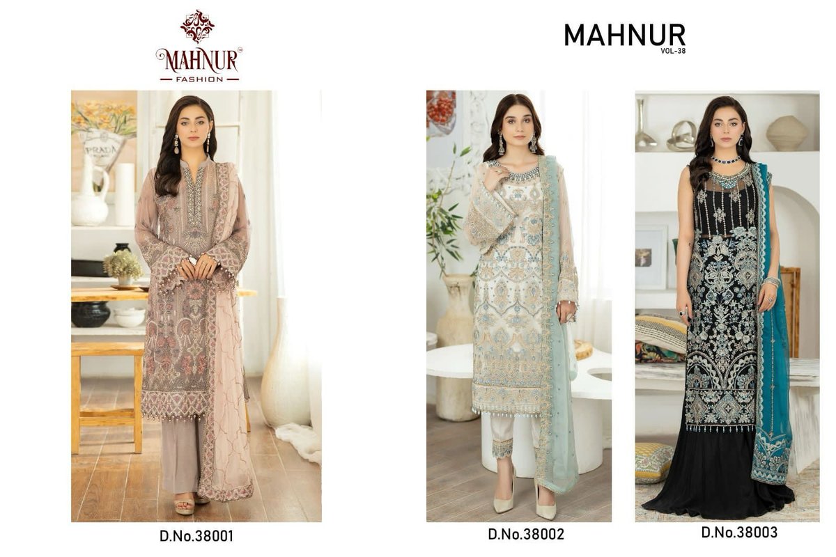 MAHNUR FASHION VOL-38 38001 TO 38003 4