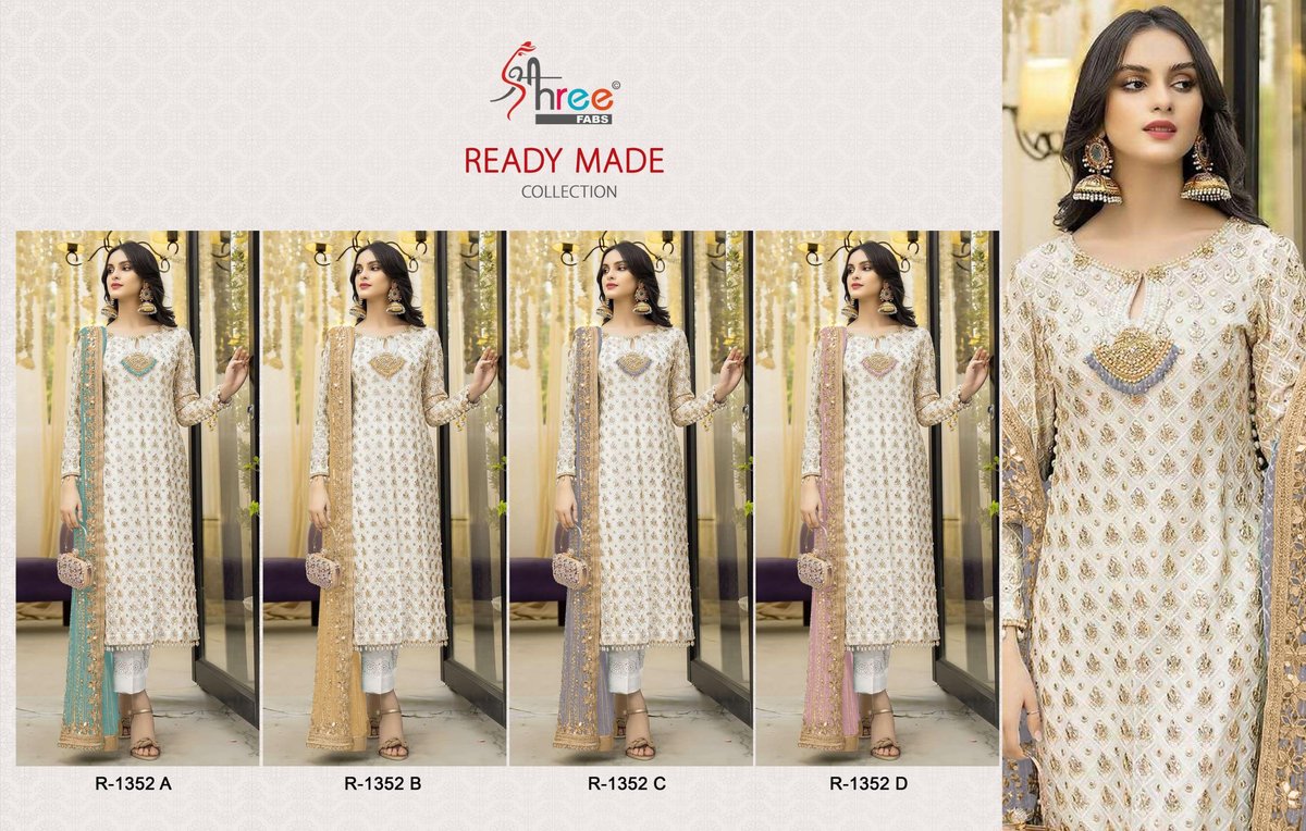 SHREE FABS READY MADE COLLECTION R-1352-A TO R-1352-D 5