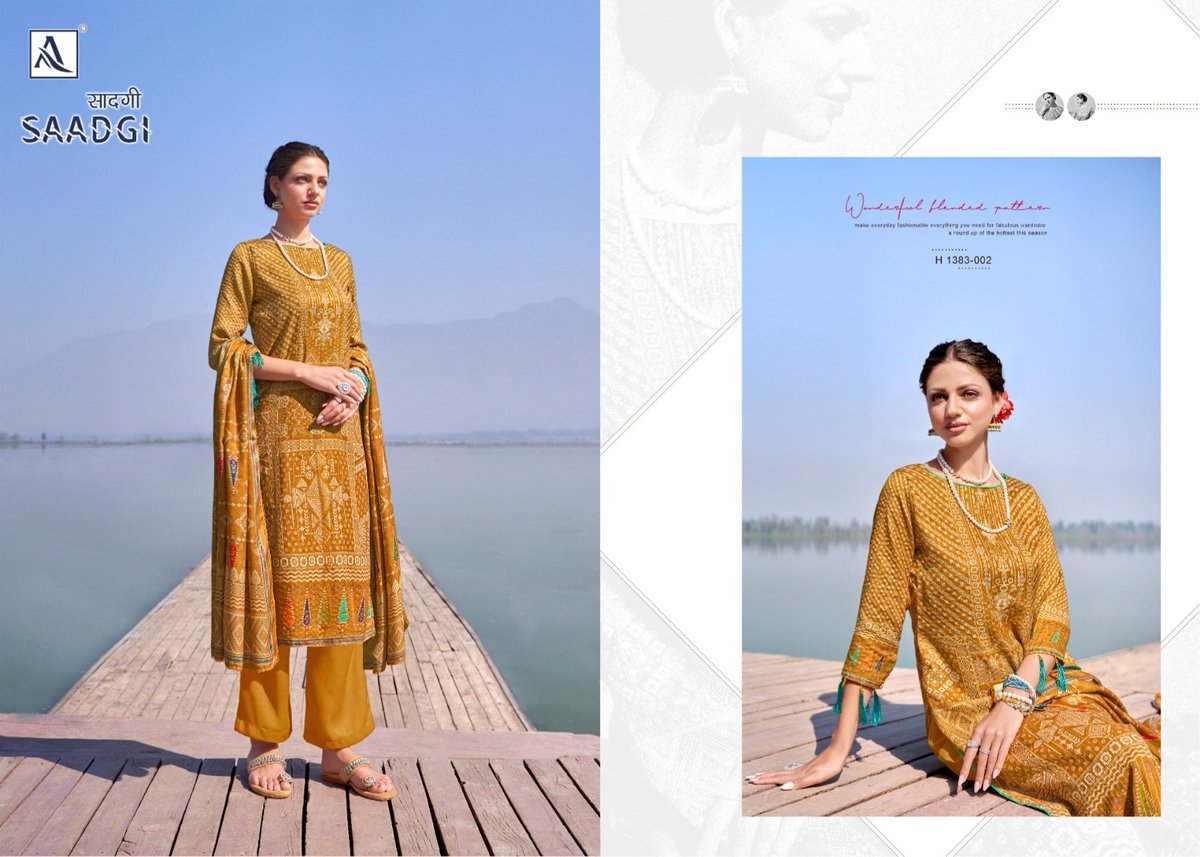 Alok Suit Saadgi 1383-001 to 1383-006 Series 2