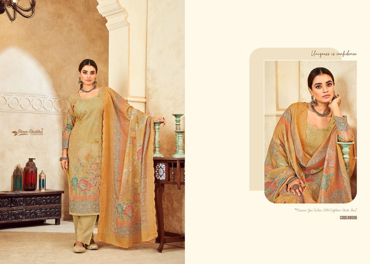SHREE SHALIKA FASHION MANNAT VOL-8 8001 TO 8006 6