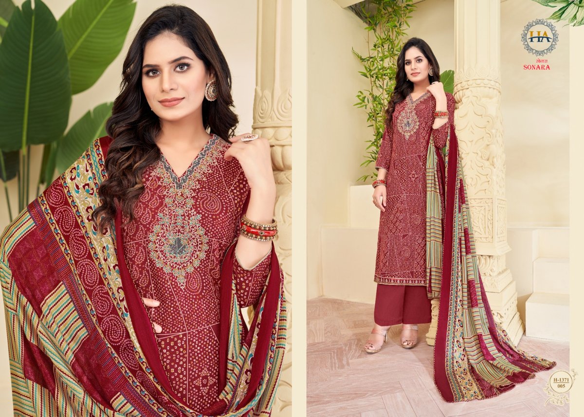 HARSHIT FASHION BY SONARA H-1371-001 TO H-1371-008 5