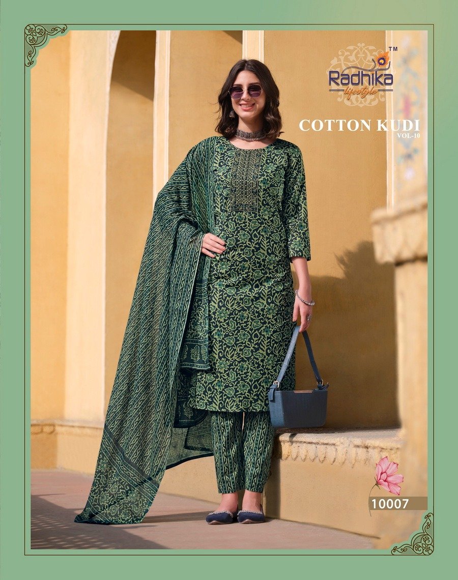 RADHIKA LIFESTYLE COTTON KUDI VOL-10 10001 TO 10008 7