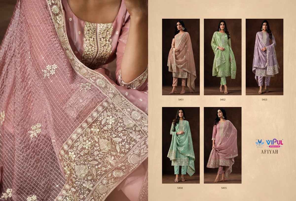 Vipul Fashion Afiyah 5451-5455 Series 6
