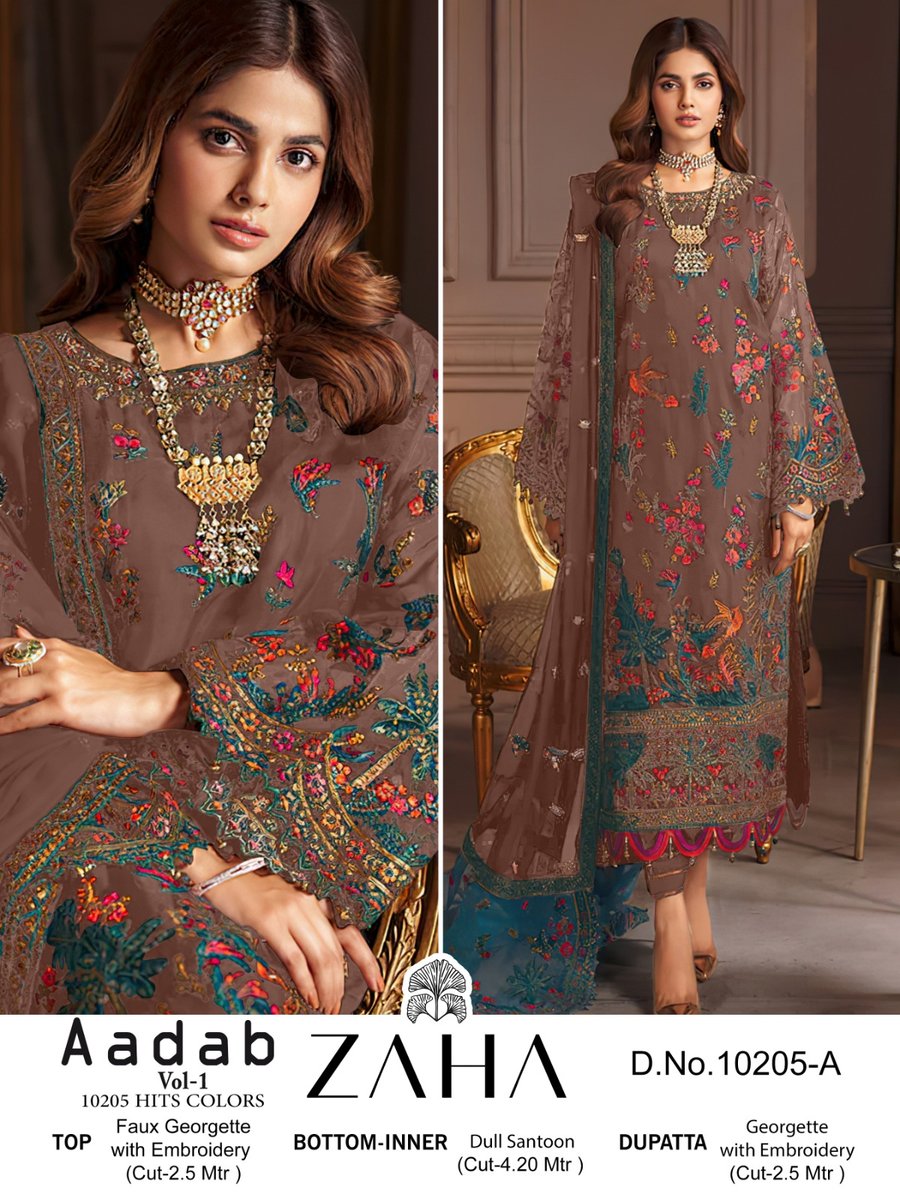 ZAHA AADAB VOL-1 10205-A TO 10205-D 1