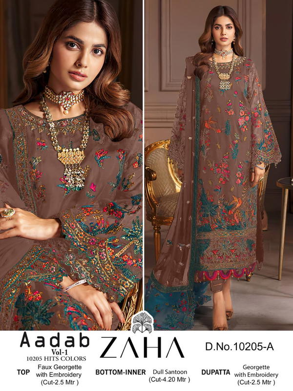ZAHA AADAB VOL-1 10205-A TO 10205-D