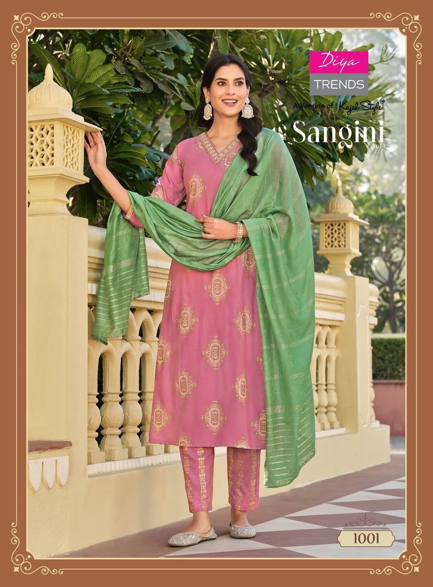 DIYA TRENDZ SANGINI VOL-1 1001 TO 1010 1
