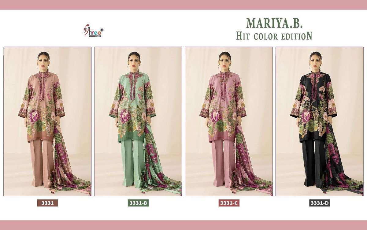 Shree Fab Maria B 3331 Hit Colour Edition 9