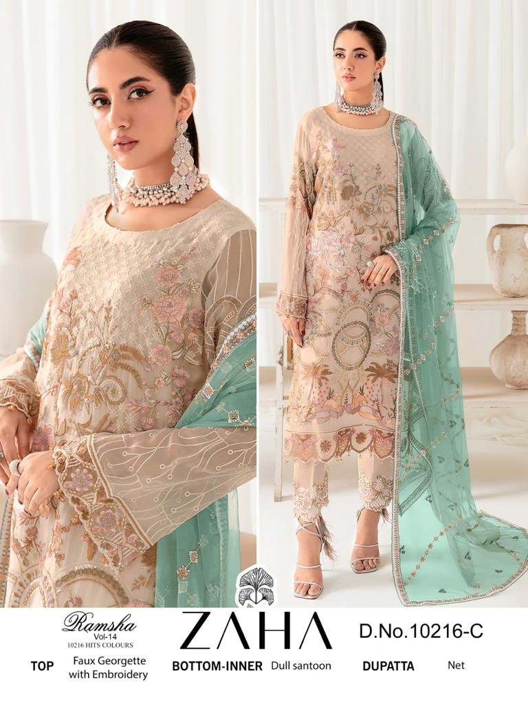 Zaha Ramsha Vol-14 10216 Colors 5