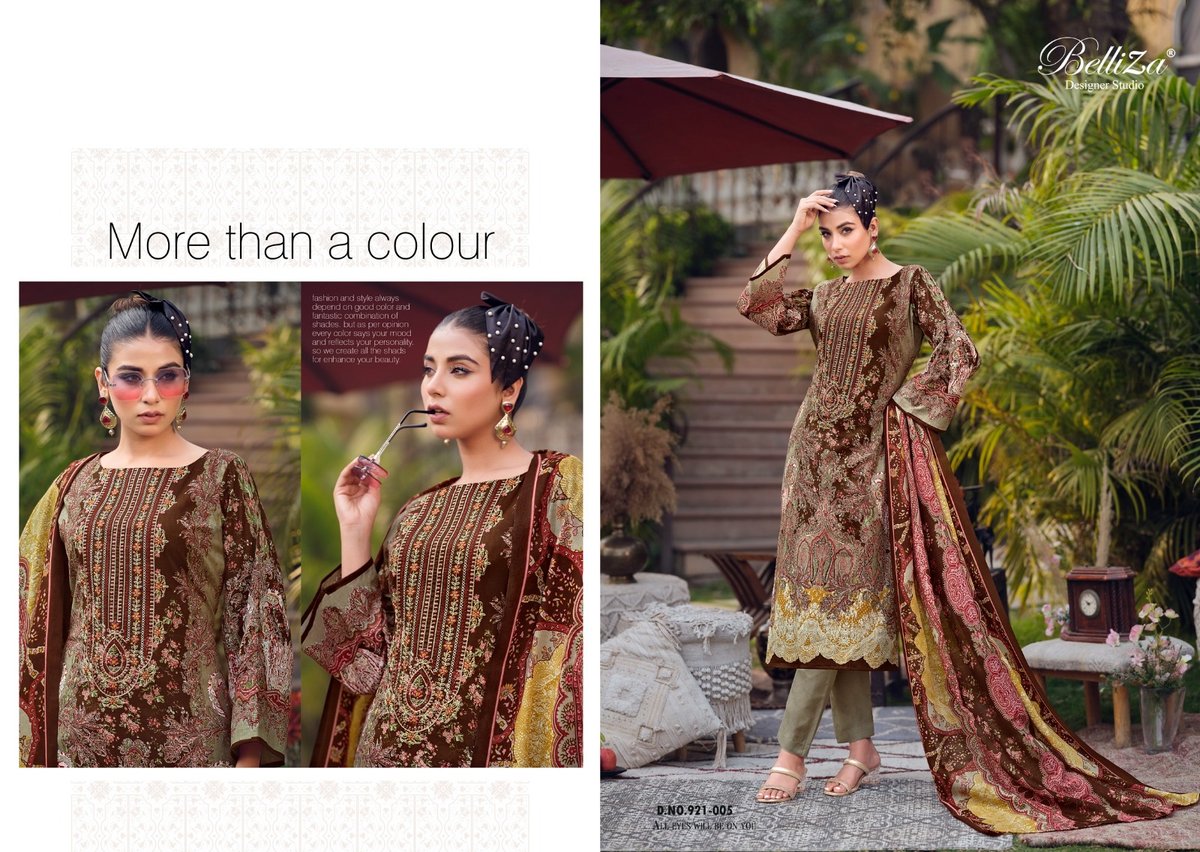BELLIZA DESIGNER NAIRA VOL-54 921-001 TO 921-008 5