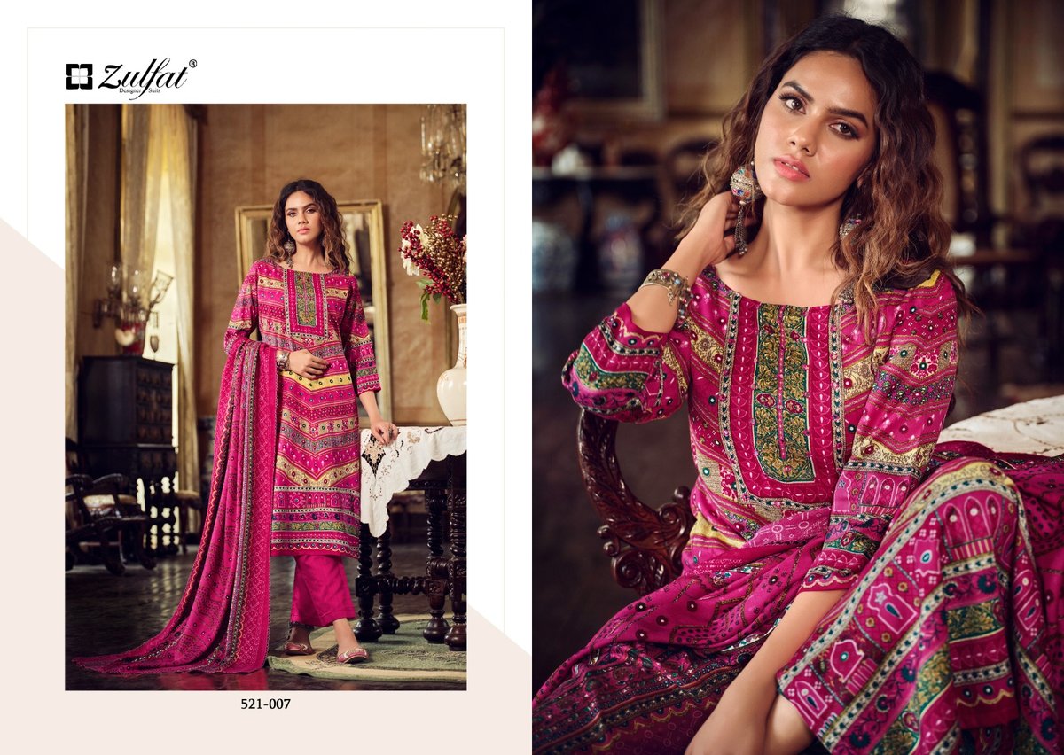 Zulfat Designer Rehnuma 521-001 to 521-008 Series 7