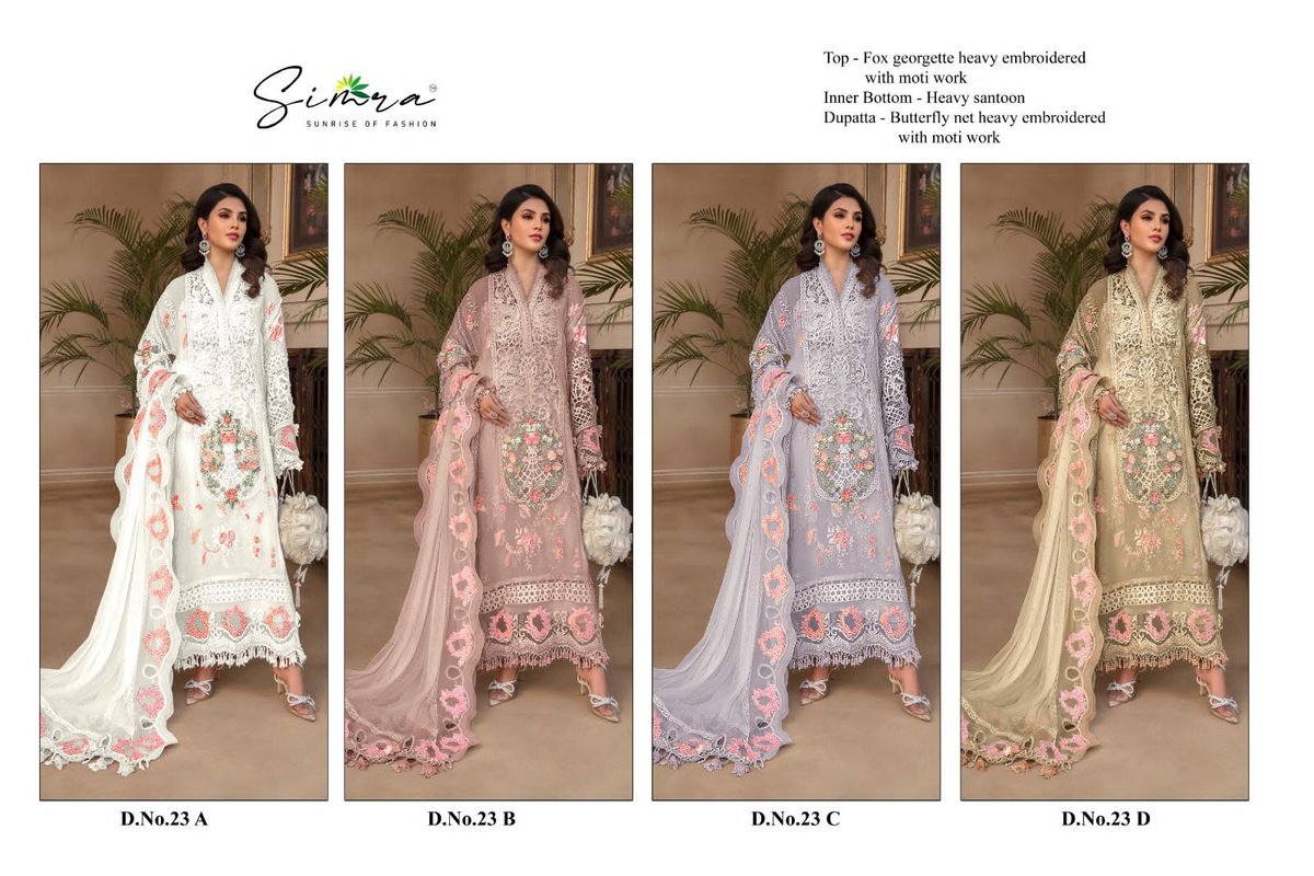 Simra Fashion Designer Suits 23 Colors 5