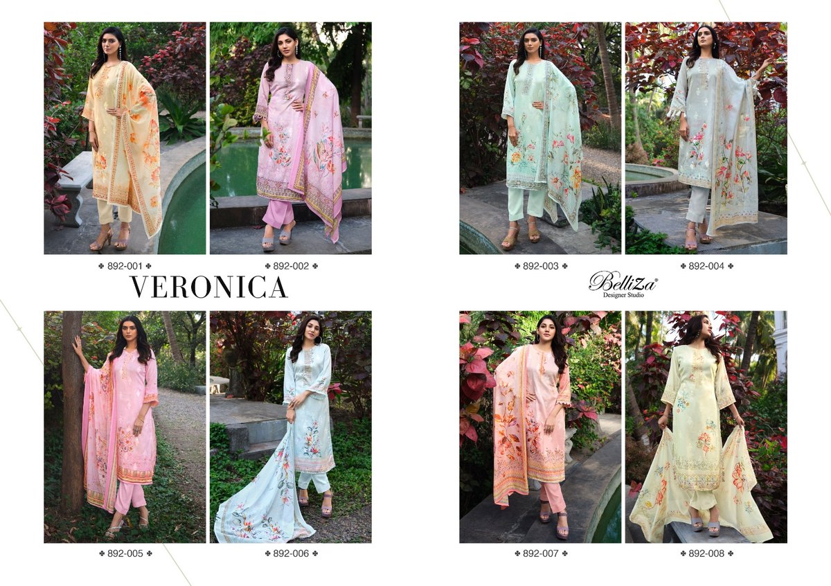 BELLIZA DESIGNER VERONICA 892-001 TO 892-008 9