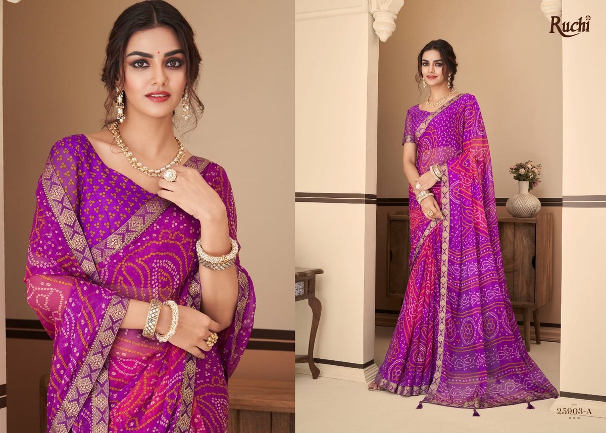 Ruchi Saree Jalpari 25901-25903 Series 9