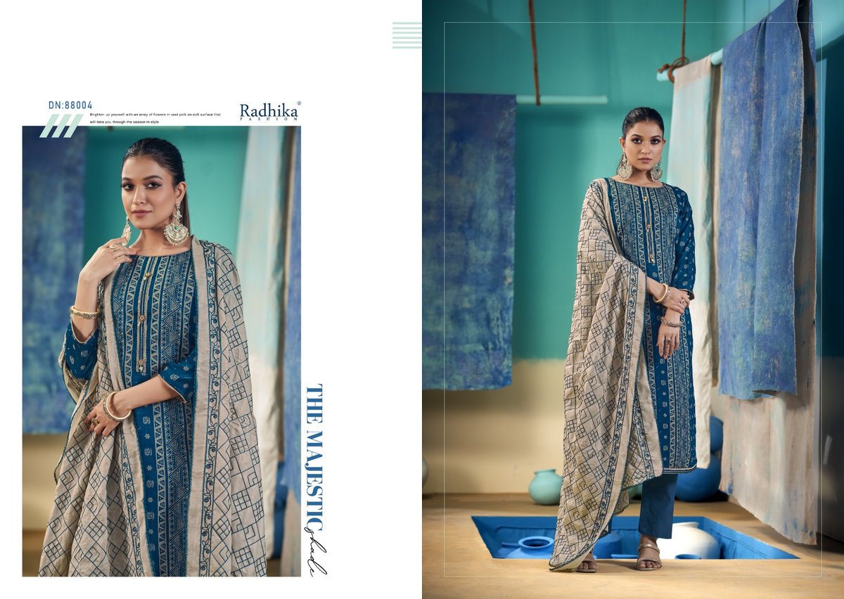 RADHIKA FASHION AZARA BLACK BERRY VOL-10 88001 TO 88004 4