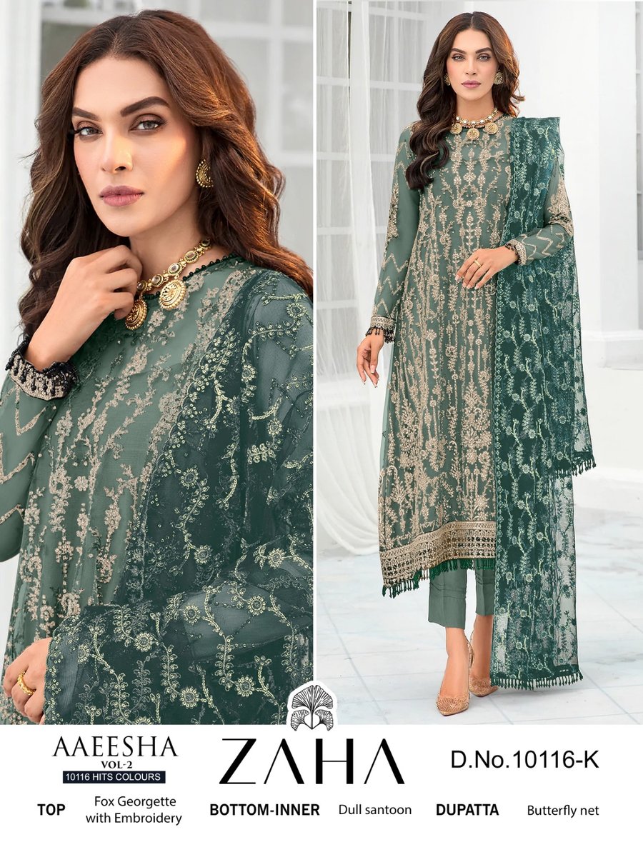 ZAHA AAEESHA VOL-2 10116-I TO 10116-L 3