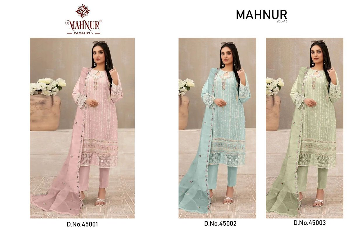 MAHNUR FASHION MAHNUR VOL-45 45001 TO 45003 4