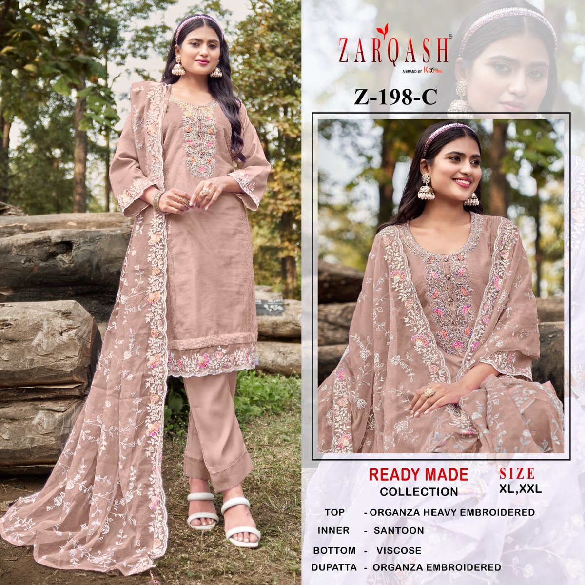 ZARQASH READYMADE COLLECTION Z-198-A TO Z-198-C 3