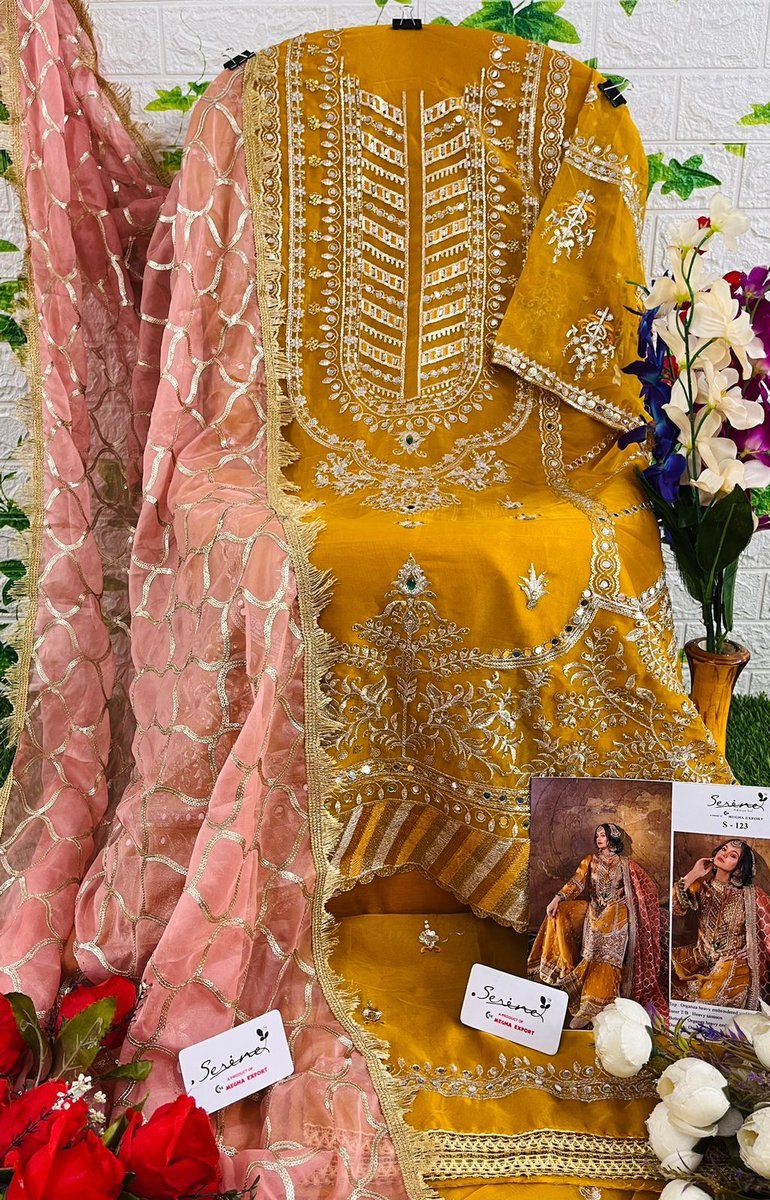 Serine Pakistani Suit S-123 Design 2