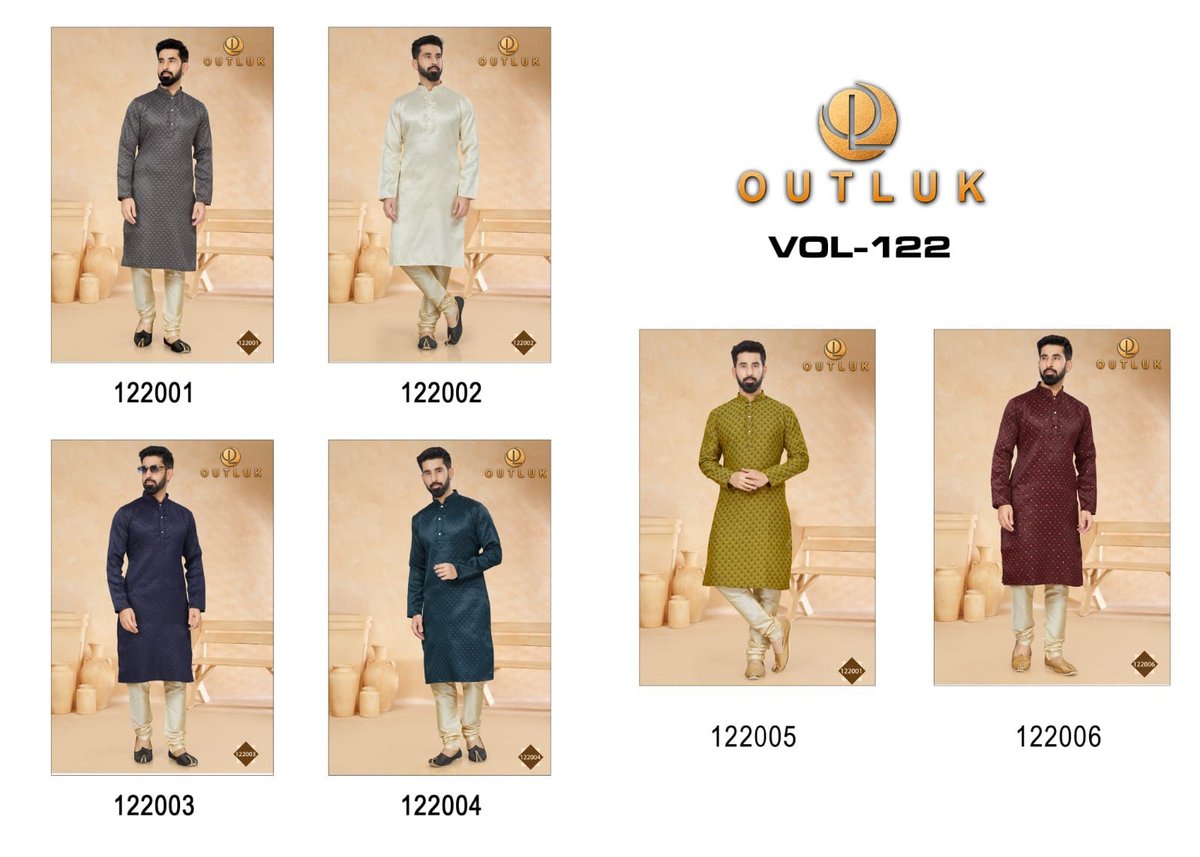 Kurta Pajama Outluk Vol-122 122001-122006 Series 7