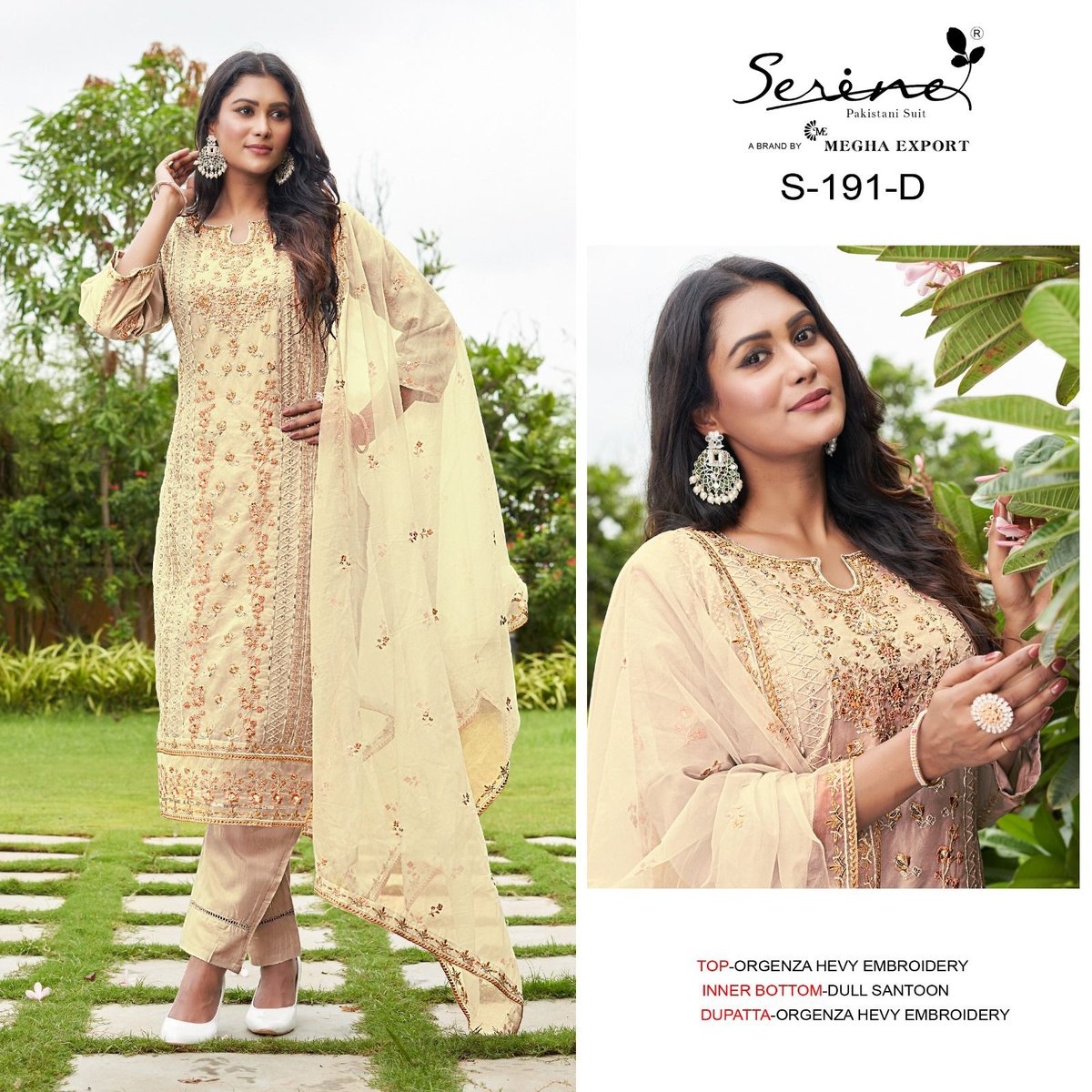 Serine Pakistani Suit S-191 Colors 7