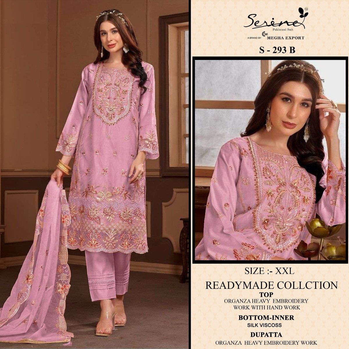 SERINE READYMADE COLLECTION S-293-A TO S-293-D 2