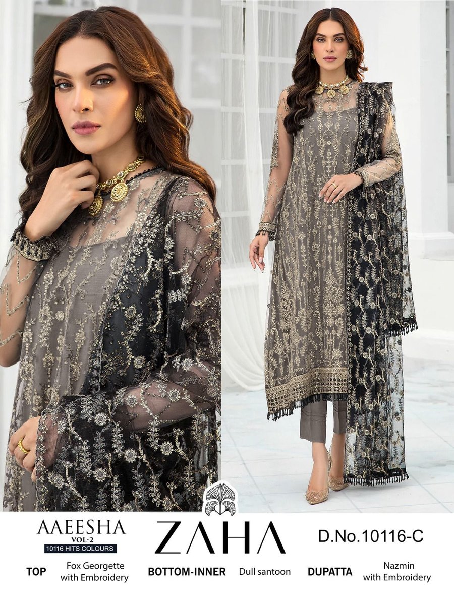 Zaha Aaeesha Vol-2 10116 Colors 5