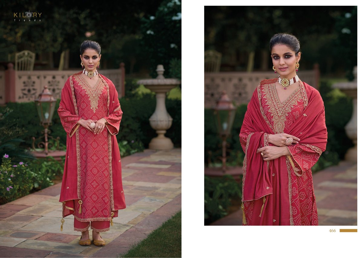 KILORY TRENDZ SILK OF BANDHEJ VOL-3 461 TO 466 6