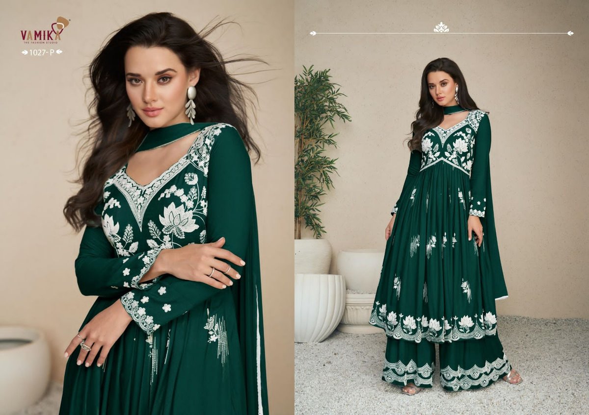 Vamika Fashion Lakhnavi Vol-5 Premium 1027 New Colors 5