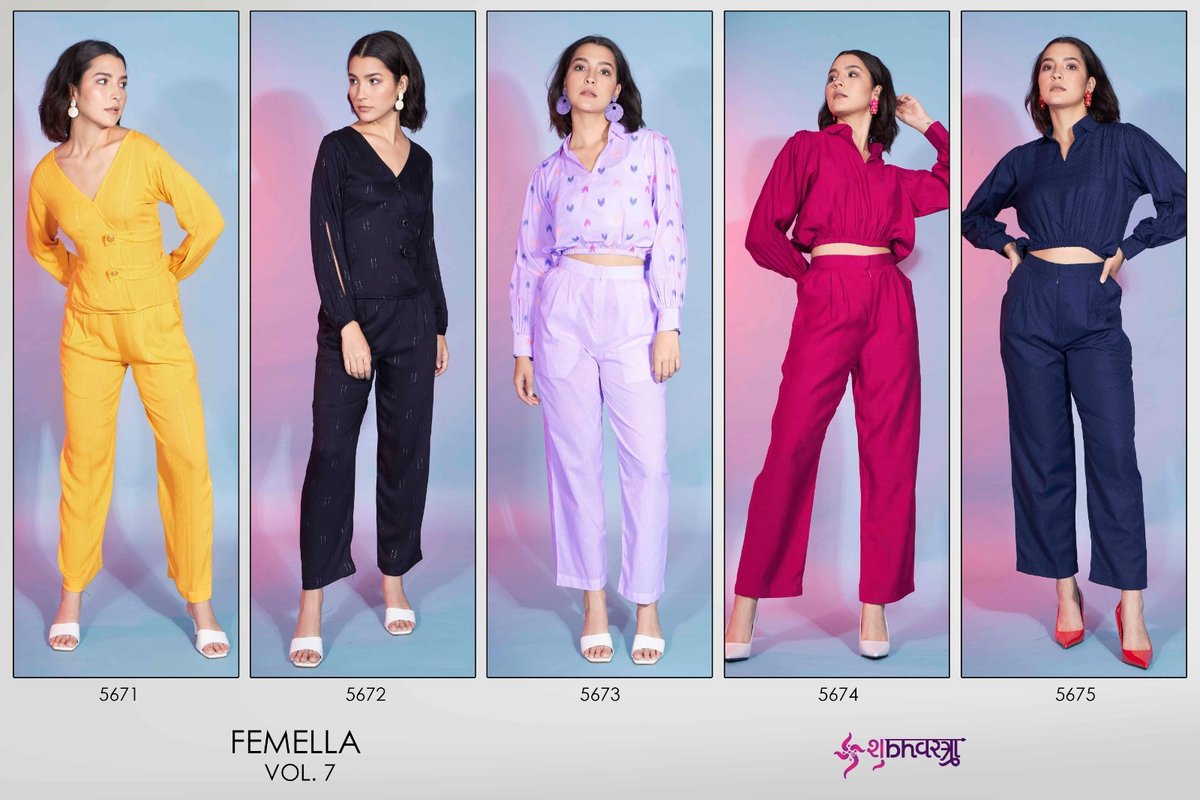 Shubh Vastra Femella Vol-7 5671-5675 Series 6