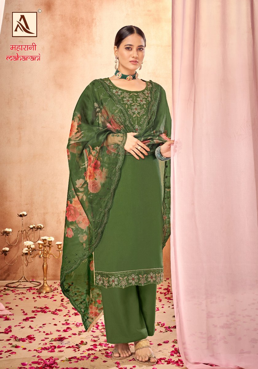 ALOK SUIT MAHARANI ED-3 H-1475-001 TO H-1475-006 6