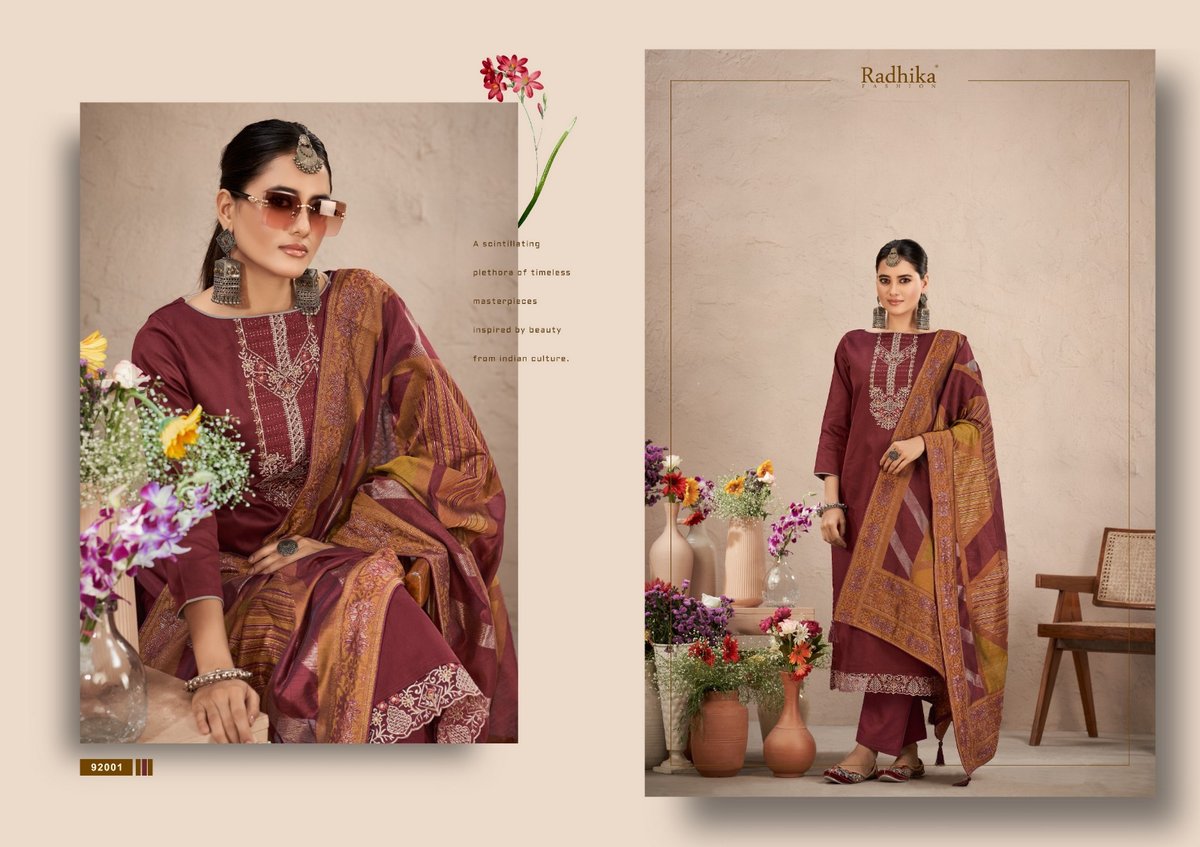 RADHIKA FASHION AZARA BIBO JAAN 92001 TO 92006 1