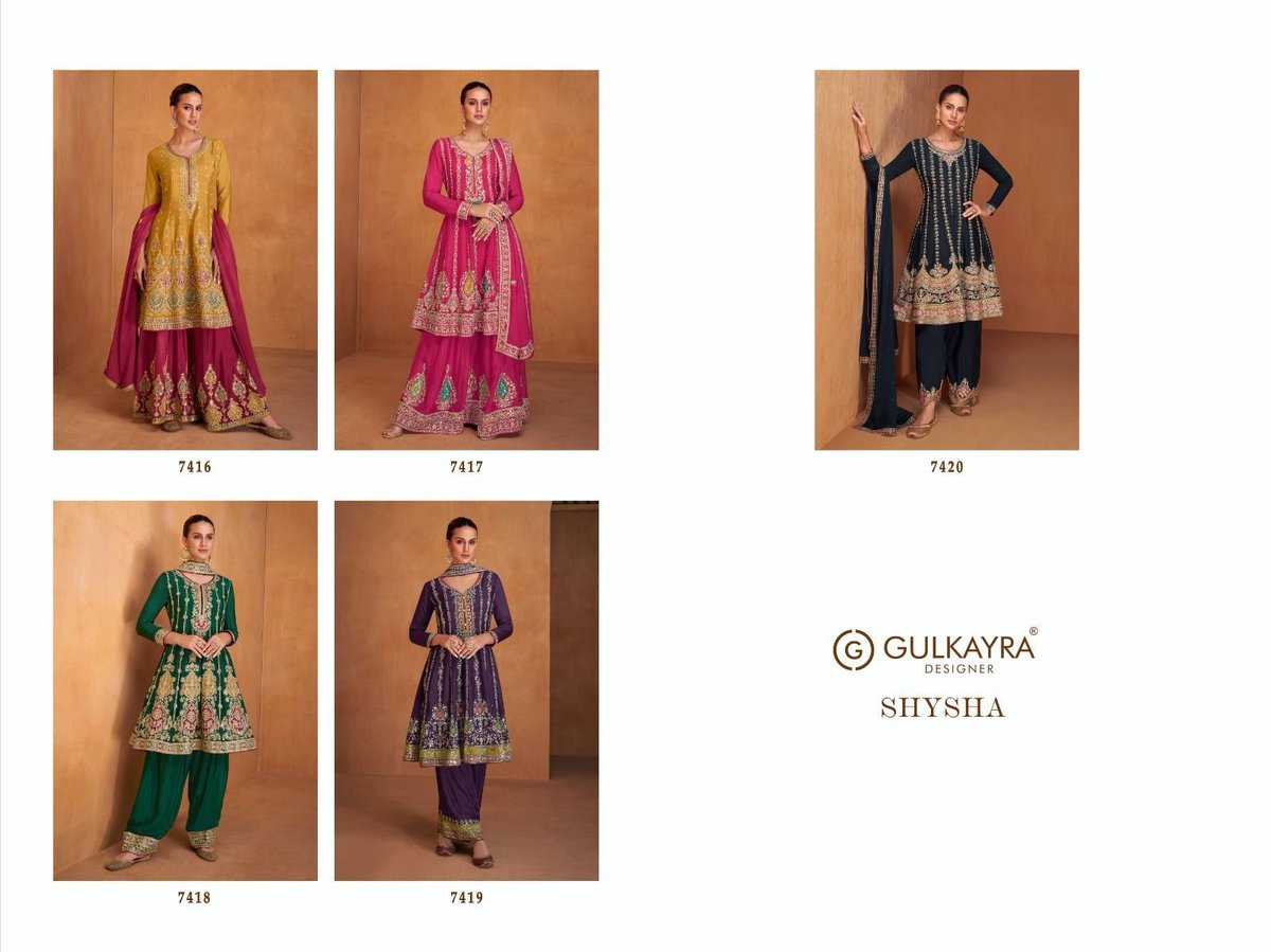 GULKAYRA DESIGNER SHYSHA 7416 TO 7420 6