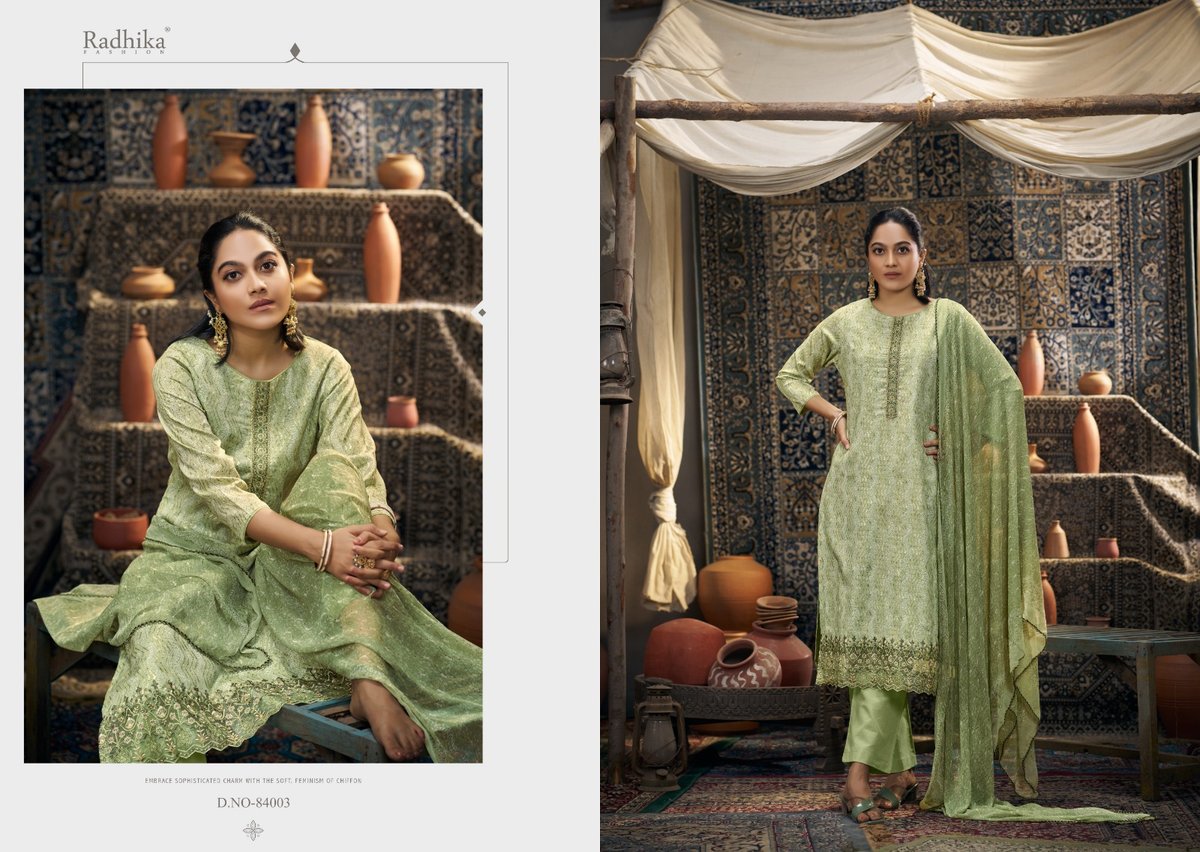 RADHIKA FASHION AZARA NAIRA-3 84001 TO 84006 3
