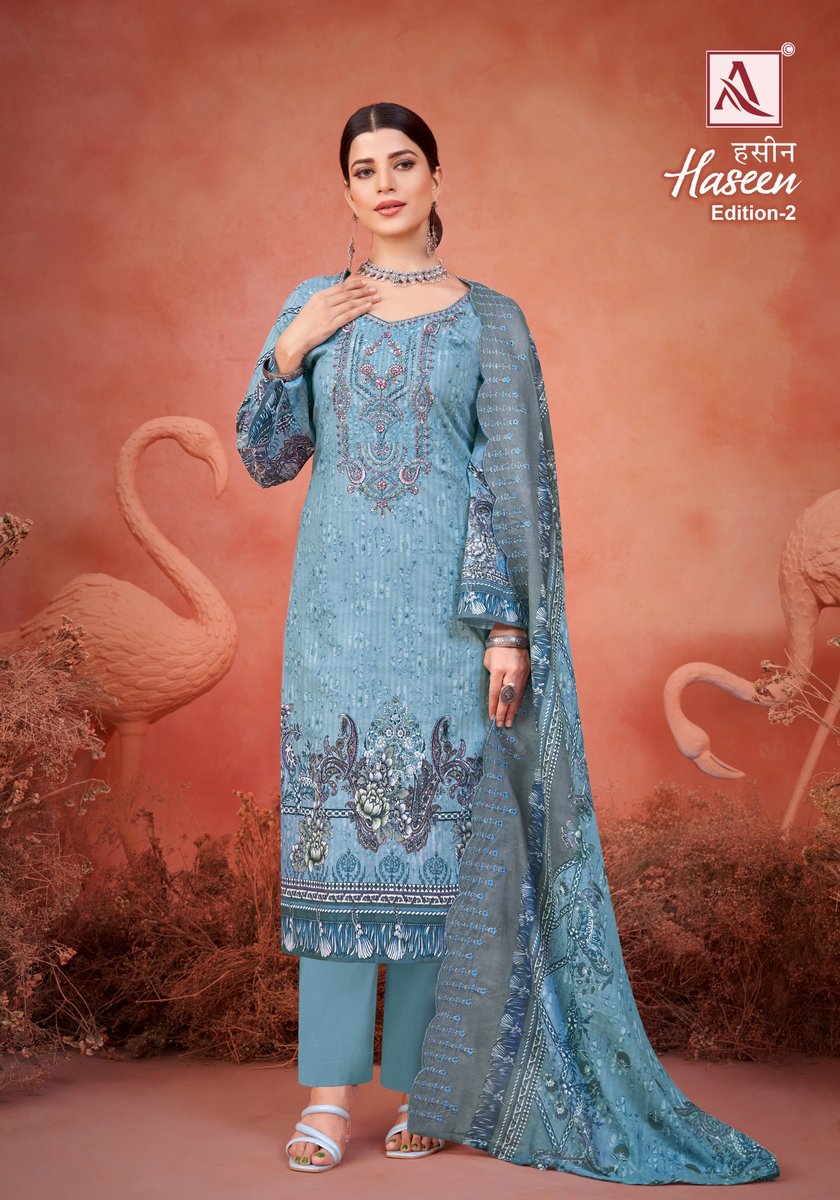ALOK SUIT HASEEN - 2 H-1515-001  TO H-1515-008 6